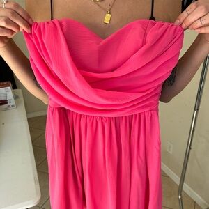 Juniors size small strapless dress